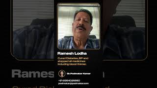 Ramesh Lodha Reversed BP amp Diabetes amp Stopped Blood Thinners Naturally shorts testimonial [upl. by Nomannic]