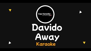 Davido Away karaoke Version [upl. by Annocahs]