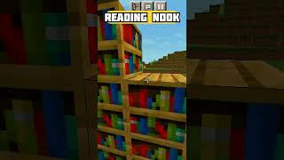 Cozy Outdoor Reading Nook Tutorial  Perfect for Relaxing in Minecraftquot minecraft trendingshorts [upl. by Toombs]