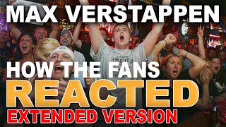 EXTENDED VERSION How worldwide Verstappen fans reacted during the GP Abu Dhabi 2021 [upl. by Tnek]