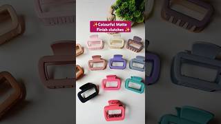 Pretty hair claw clips available at affordable prices 🥳hairaccessories hairclaw hairclutch [upl. by Anavi]