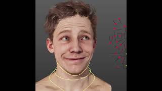 FACS Face rigging 3drigging 3danimation art 3dmodeling mocap animation [upl. by Neliac754]