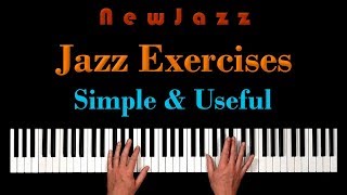 Simple PIANO EXERCISES for Advanced JAZZ IMPROVISATION [upl. by Annavoig]