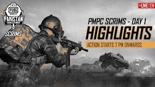 Highlights PMPC 2020 Scrims Day 1  PUBG MOBILE Pakistan Challenge [upl. by Lucilia]