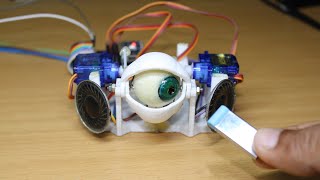 how to make robot eye moving using sound at your home [upl. by Dloraj498]