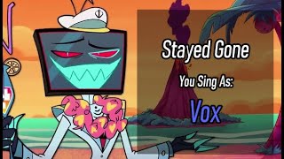 Karaoke Stayed Gone  You sing as Vox [upl. by Dav]