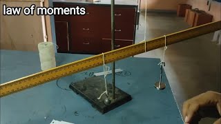 Law of moments  11th physics practical 11thphysics a2zpractical991 [upl. by Uah]