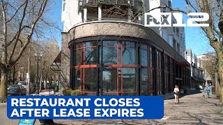 Lease expiration closing down Portland riverfront restaurant [upl. by Romonda298]