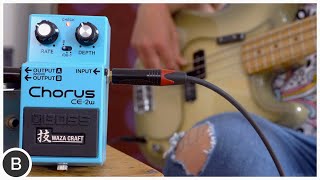 CHORUS PHASER or FLANGER  Bass Pedals [upl. by Bria256]