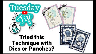 Spotlight Card Making Technique 4 Ways To Make Easy Cards [upl. by Aiveneg]