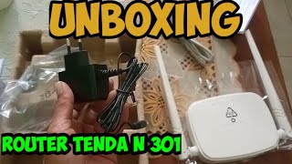 Unboxing Router Tenda N301 dan cara setting [upl. by Babita]