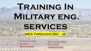 Training in Military Engineer Services SSC JE  Life amp Training  MES IndoRail [upl. by Cadell]