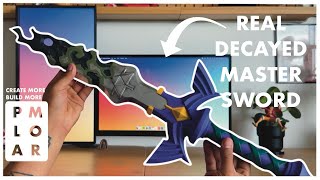 3D Printing  Making the REAL LIFE Decayed Master Sword l Legend of Zelda Tears of the Kingdom [upl. by Delano]