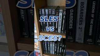 SCES vs SLES shorts gameshack playstation psone [upl. by Yrak]