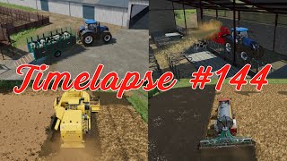 🇫🇷 Old Stream Farm 144  Selling sheeps amp cows harvesting canola [upl. by Ailhat]