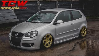 VW Polo 9n3 Bagged on Gold Rims Project Car by Tom [upl. by Niccolo]