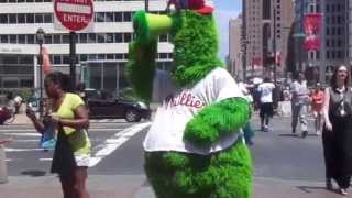 The Phillie Phanatic at City Hall I [upl. by Geof]