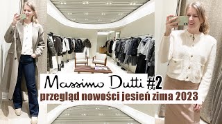 PRZEGLĄD NOWOŚCI I MIERZYMY MASSIMO DUTTI cz2 TRENDY JESIEŃ ZIMA 202324 [upl. by Aniras]