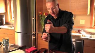 How To Use A Sharpening Steel with Master Bladesmith Bob Kramer [upl. by Ahtamas93]