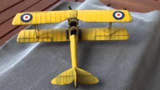 De Havilland Tiger Moth Airfix 172 scale [upl. by Sadiras]