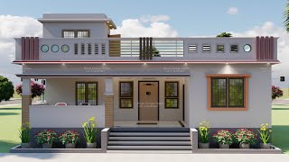 सबसे ज्यादा पसंद करने वाला घर का डिजाइन  3235 3d House design II Village House Plan [upl. by Claudetta599]