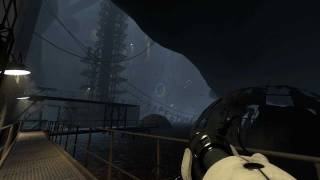 Portal 2 walkthrough  Chapter 6 The Fall  Beyond the Seal [upl. by Ennailuj]