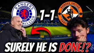 This Is Getting REALLY BAD RANGERS 11 DUNDEE UNITED [upl. by Alket416]