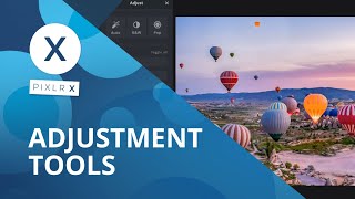 Pixlr X  The Adjust amp Filter Tool [upl. by Divine323]