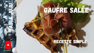 Gaufre au bleu  croustillante et moelleuse  A table Juju [upl. by Zertnom]