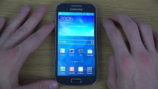 Samsung Galaxy S4 Mini Official Android 442 KitKat  First 4K Look [upl. by Fredette]