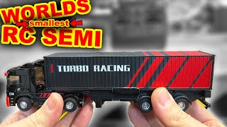 WORLDS smallest WORKING RC LORRY [upl. by Atena231]