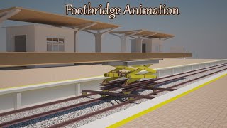 Footbridge I 3D Animation [upl. by Aecila824]