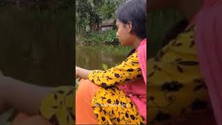 Epic Hook Fishing  Village Girl Reels in Massive Fish from Pond [upl. by Annerol]