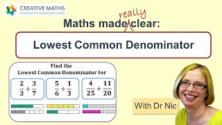 Lowest Common Denominator  Adding Fractions [upl. by Kissiah]