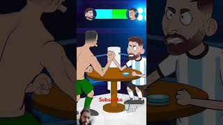 messi cartoon football funny animation memes footballdiaries shortsviral neymar ronaldo [upl. by Verner]