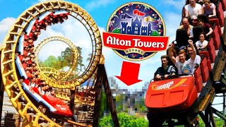 Corkscrew POV Alton Towers England UK [upl. by Zacek97]