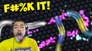 WE CHEATING YALL FK IT  Slitherio 3 Funny Moments [upl. by Inaja191]