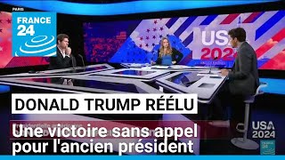 Donald Trump officiellement réélu  une victoire sans appel • FRANCE 24 [upl. by Schwab]