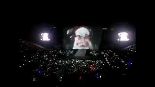 FanCam 140517 Intro VCR 2NE1 AON in Manila [upl. by Aihsenad866]