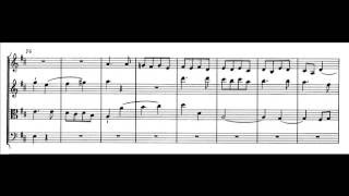 Mozart  Divertimento K 136  III Presto score [upl. by Toney]