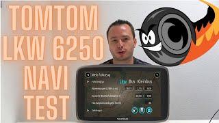 TomTom LKW GO Professional 6250 Test  Review 2021 Deutsch quotGutes LKW Naviquot Navigationsgerät [upl. by Anahsohs]