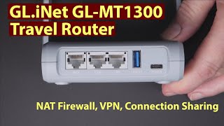 GLiNet GLMT1300 Beryl Travel Router [upl. by Urdna77]