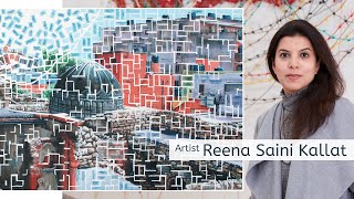 Artist Reena Saini Kallat  Painting  Thread Art  Sculpture  WAA [upl. by Kimmie713]