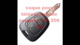 Coque clé plip telecommande 206 106 306 107 207 307 407 C1 C2 C3 xsara xantia saxo laguna scenic [upl. by Parke]