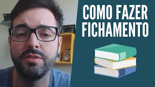 Como Fazer Fichamento Para TCC [upl. by Schmeltzer]