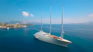 Garitsas Bay Yacht A Corfu  4K [upl. by Nazar]