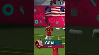 Gareth Bale Score Goal against USA 🔥 shortsfifaworldcup fifa22 shorts garethbale [upl. by Dorolice]