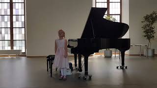 Hanau Klavierstudio Pianoforte Anastasia Korolev 7 Jahre [upl. by Esme]