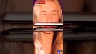 hair straightener lip plumper 🥵🥵👄 makeup trendingshorts viral ontrending beautiful hacks [upl. by Jaymee]