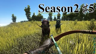 5【ARKIsl S2】頭突き注意！パキケファロサウルスをテイム！【PC版公式PVE：ARK Survival Evolved】 [upl. by Azaleah46]